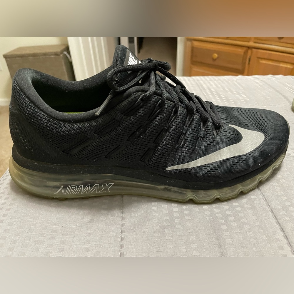 Nike Air Max 2016 Black Dark Grey - Picture 5 of 10